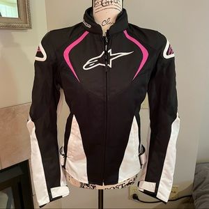 EUC 🌟 alpinestars • stella t-jaws air waterproof motorcycle jacket